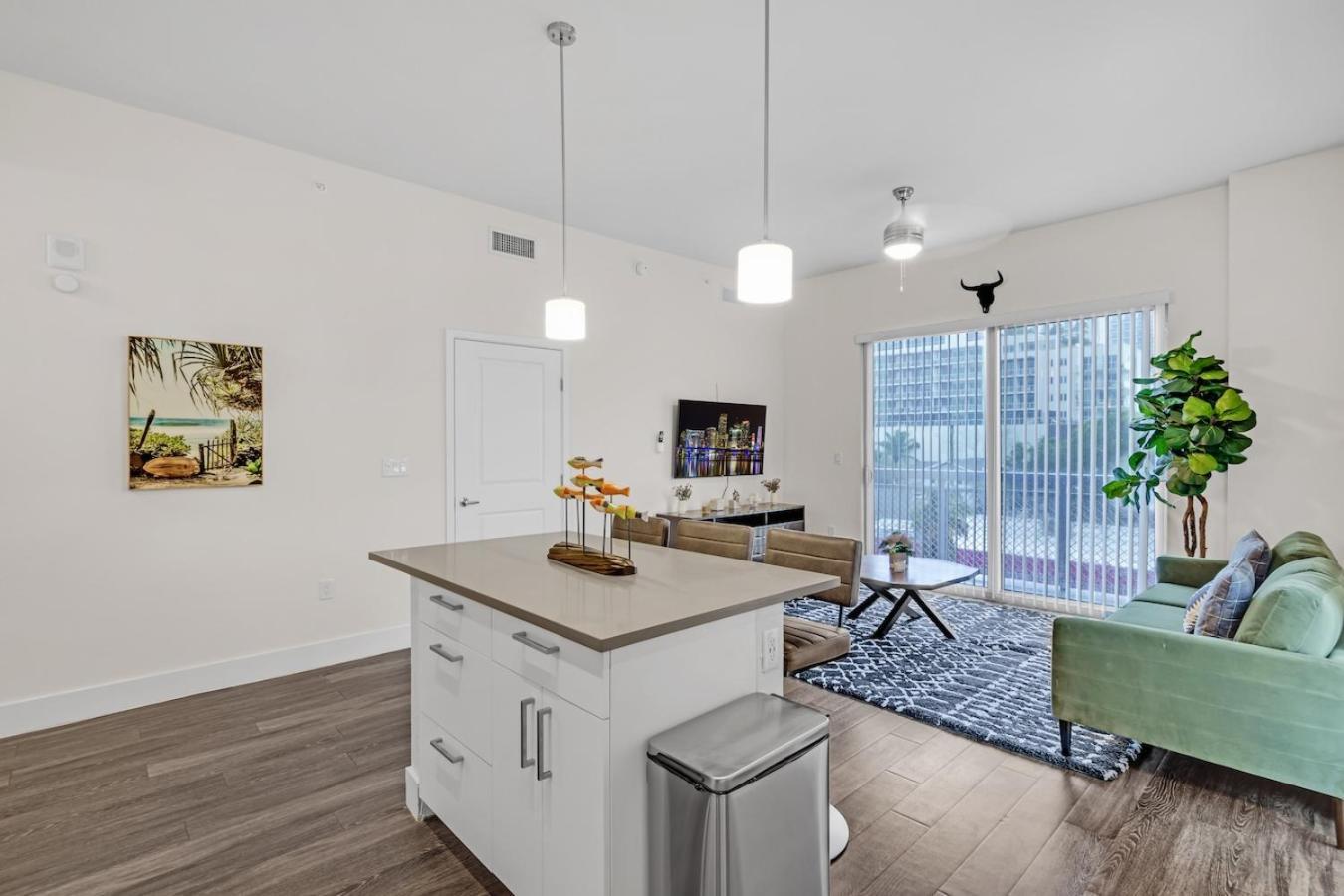 Apartamento Bright And Airy 2 Bed On Biscayne Blvd With Free Park Miami