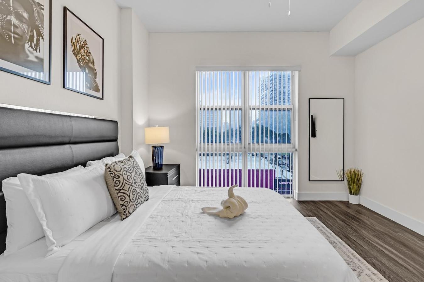 Apartamento Bright And Airy 2 Bed On Biscayne Blvd With Free Park *